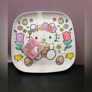 Sanrio Hello Kitty Set of 4 Easter Plates - NWT